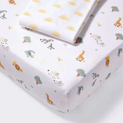 Crib Bedding Set - Safari Sun - 4pc - Cloud Island™ 2 Crib Bedding Set - Safari Sun - 4pc - Cloud Island™ - Image 2