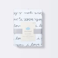 Fitted Crib Sheet I Love You - Cloud Island™ White/Gray -Cloud Island Shop GUEST 0516f64c ca94 498c 9626 c025445bd9b7