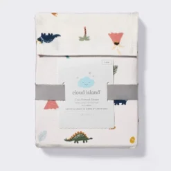 Cotton Fitted Crib Sheet - Dinos - Cloud Island™ 6 Cotton Fitted Crib Sheet - Dinos - Cloud Island™ -Cloud Island Shop GUEST 069ee5d2 8ddd 47f3 9463 0a43e1eb2cab