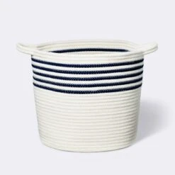 Coiled Rope Bin With Color Band - Cloud Island™ -Cloud Island Shop GUEST 0901c62a 2148 47a4 9afd b3297d148d7b