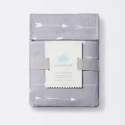 Fitted Crib Sheet Arrows - Cloud Island™ Gray -Cloud Island Shop GUEST 15084078 4675 4519 8e5b f685fbc8f38b