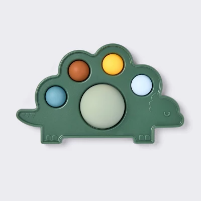 Silicone Pop-it Baby Toy - Dino - Cloud Island™ 3 Silicone Pop-it Baby Toy - Dino - Cloud Island™ - Image 3