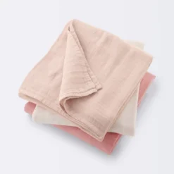 Muslin Swaddle Baby Blanket - Pink Solids - 3pk - Cloud Island™ -Cloud Island Shop GUEST 1bf5e5a4 d426 43f1 b593 b28bf64393dd