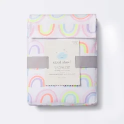 Fitted Crib Sheet Rainbows - Cloud Island™ - White -Cloud Island Shop GUEST 1cff055f ef2d 4d9a ab95 ab1c76d28765