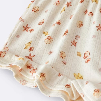 Baby Girls' Tank Top & Ruffle Shorts Set - Cloud Island™ 3 Baby Girls' Tank Top & Ruffle Shorts Set - Cloud Island™ - Image 3