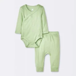 Baby 2pc Neutral Pointelle Top & Bottom Set - Cloud Island™ Green 7 Baby 2pc Neutral Pointelle Top & Bottom Set - Cloud Island™ Green -Cloud Island Shop GUEST 2111f6ef ea90 4ffc 92fe 34c5401769fc