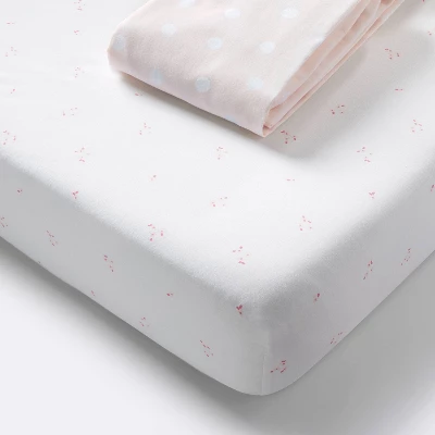 Crib Bedding Set - Floral - 4pc - Cloud Island™ 2 Crib Bedding Set - Floral - 4pc - Cloud Island™ - Image 2