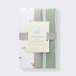 Fitted Jersey Crib Sheet - Safari Stripes - 2pk - Cloud Island™ -Cloud Island Shop GUEST 2549870a ac85 4814 9a11 e3f310639ab3