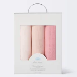 Muslin Swaddle Baby Blanket - Pink Solids - 3pk - Cloud Island™ -Cloud Island Shop GUEST 28263019 d4ce 4517 9a45 ac201a10e888