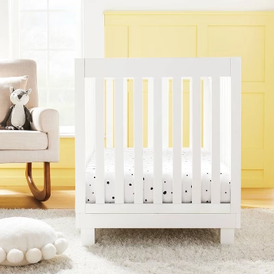 Fitted Crib Sheet Scatter Dot - Cloud Island™ - Black/Cream 1 Fitted Crib Sheet Scatter Dot - Cloud Island™ - Black/Cream