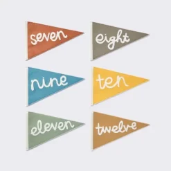 Milestone Felt Pennants - Multi Color - Cloud Island™ 5 Milestone Felt Pennants - Multi Color - Cloud Island™ -Cloud Island Shop GUEST 2d655339 351b 4fa7 a813 a9115447fe87