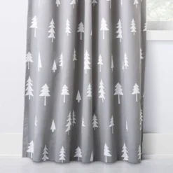 Blackout Curtain Panel Trees - Cloud Island™ Gray -Cloud Island Shop GUEST 31f1b5a3 7eb9 4f1e 9627 4b57513de44f