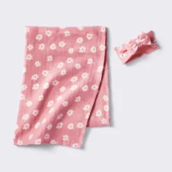 Hospital Muslin Swaddle And Headwrap Gift Set - Pink - Cloud Island™ 7 Hospital Muslin Swaddle And Headwrap Gift Set - Pink - Cloud Island™ -Cloud Island Shop GUEST 3a7c08cf 7833 49b6 867e 39f673d8cb98