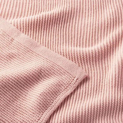 Knit Baby Blanket - Pink - Cloud Island™ 2 Knit Baby Blanket - Pink - Cloud Island™ - Image 2
