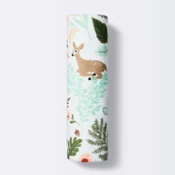 Muslin Swaddle Blanket Fauna - Pink/Green/Tan - Cloud Island™ -Cloud Island Shop GUEST 428ad0c3 17b0 4c89 afb7 beef3292085e