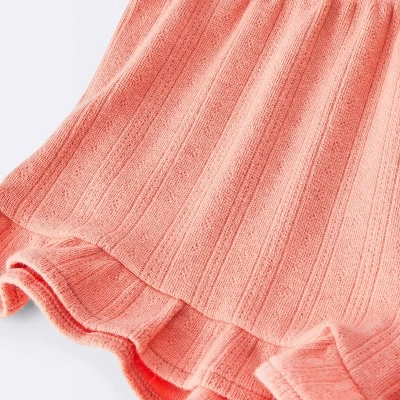 Baby Girls' Tank Top & Ruffle Shorts Set - Cloud Island™ 2 Baby Girls' Tank Top & Ruffle Shorts Set - Cloud Island™ - Image 2