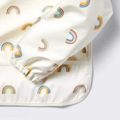 Long Sleeve Bib - Rainbow - Cloud Island™ 3 Long Sleeve Bib - Rainbow - Cloud Island™ - Image 3