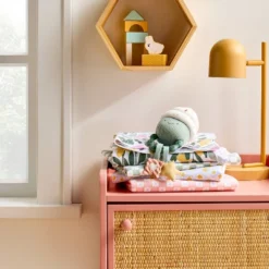 Flannel Baby Blankets - Painterly Floral - 4pk - Cloud Island™