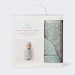 Hospital Muslin Swaddle And Hat Gift Set - 2ct - Green - Cloud Island™ 6 Hospital Muslin Swaddle And Hat Gift Set - 2ct - Green - Cloud Island™ -Cloud Island Shop GUEST 50130afa 15b9 4bc0 b41c 5fb60e38e548