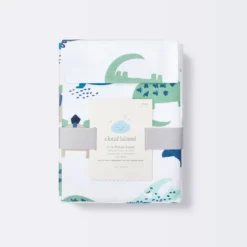 Fitted Crib Sheet Dinos Cool - Cloud Island™ - Blue/Green -Cloud Island Shop GUEST 534c9eca 537c 442c 8c1b c83dd9c70dd0
