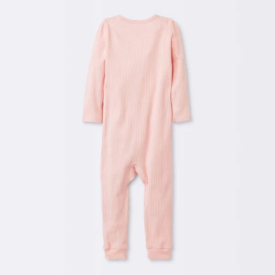 Baby 2pk Basic Wide Rib Romper - Cloud Island™ Pink 1 Baby 2pk Basic Wide Rib Romper - Cloud Island™ Pink