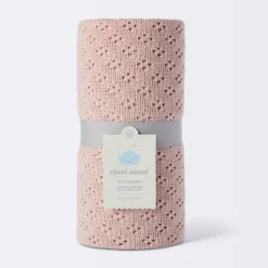 Seed Stitch Pointelle Baby Blanket - Dark Pink - Cloud Island™ -Cloud Island Shop GUEST 56b500c1 747c 4882 b9cb 284ced4b3088