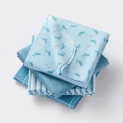 Flannel Baby Blanket - Whales - 4pk - Cloud Island™ -Cloud Island Shop GUEST 576eee34 cbba 43f8 8cfd 5473bc628099