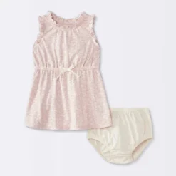 Baby Girls' Floral Printed Dress - Cloud Island™ Cream -Cloud Island Shop GUEST 57f05075 adc4 44a2 9ef6 406be8bb49d6