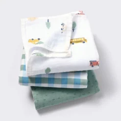 Muslin Swaddle Baby Blanket - Transportation - 3pk - Cloud Island™ -Cloud Island Shop GUEST 5c6442fd 540f 4ca4 9beb 42917f10dbc1