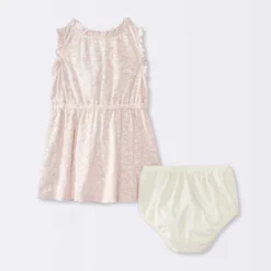 Baby Girls' Floral Printed Dress - Cloud Island™ Cream -Cloud Island Shop GUEST 5c8f215d 78f8 4a4a a7c8 08922a2d12a7