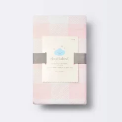 Polyester Rayon Fitted Crib Sheet - Pink Gingham - Cloud Island™ -Cloud Island Shop GUEST 5fa8b934 f738 47e6 abf2 46aade40b7d0