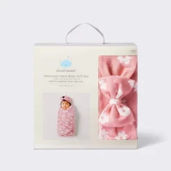 Hospital Muslin Swaddle And Headwrap Gift Set - Pink - Cloud Island™ 6 Hospital Muslin Swaddle And Headwrap Gift Set - Pink - Cloud Island™ -Cloud Island Shop GUEST 6143ec75 76b9 4adc 88fa d584a665484a