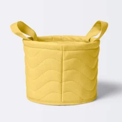 Quilted Fabric Small Round Storage Basket - Cloud Island™ -Cloud Island Shop GUEST 67ec3b08 c194 4b1d 8eef 52419b7eee38