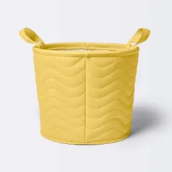 Quilted Fabric Medium Round Storage Basket - Cloud Island™ -Cloud Island Shop GUEST 6b21ecf0 8a73 45d8 80fc 87eb65b6d66f