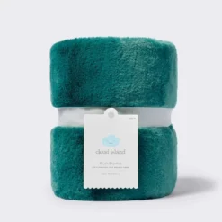 Solid Satin Edge Plush Baby Blanket - Green - Cloud Island™ -Cloud Island Shop GUEST 6eb28f41 93ad 4c5e 9d89 5f30394abb3d