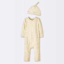 Baby Jacquard Checkered Romper & Hat - Cloud Island™ Tan 7 Baby Jacquard Checkered Romper & Hat - Cloud Island™ Tan -Cloud Island Shop GUEST 7757c850 658c 4c05 be03 218cf0cd0713