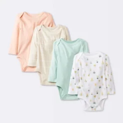 Baby Girls' 4pk Long Sleeve Bodysuit - Cloud Island™ Floral -Cloud Island Shop GUEST 781c0bda 6cef 47fb a258 5c53c63959e1