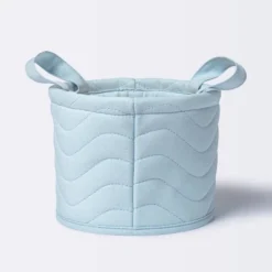 Quilted Fabric Small Round Storage Basket - Cloud Island™ -Cloud Island Shop GUEST 78b222a1 c913 4d5c 8b99 bdbcb9d8232c