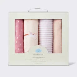 Flannel Baby Blankets - Unicorns - 4pk - Cloud Island™ -Cloud Island Shop GUEST 7bcc2c17 db37 4cce b88b 82ef2baa68b6
