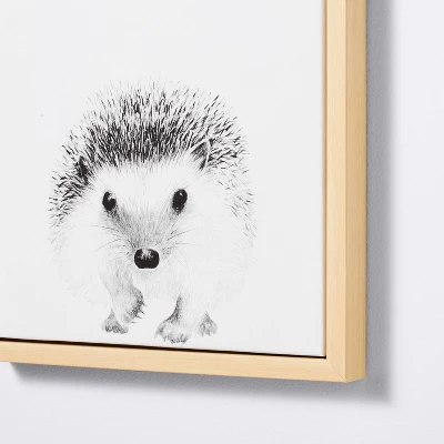 11x14 Framed Canvas Hedgehog - Cloud Island™ 2 11x14 Framed Canvas Hedgehog - Cloud Island™ - Image 2