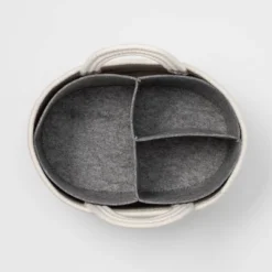 Coiled Rope Diaper Caddy With Dividers - Cloud Island™ Cream -Cloud Island Shop GUEST 7f5e960b d644 465e 8a6b 1a2091651e69