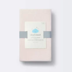 Polyester Rayon Fitted Crib Sheet - Light Pink - Cloud Island™ -Cloud Island Shop GUEST 81e2b0d1 5076 4cf0 bc63 3e8947fc552c
