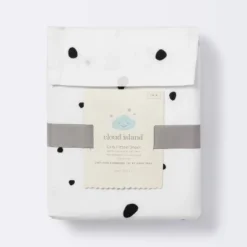 Fitted Crib Sheet Scatter Dot - Cloud Island™ - Black/Cream 8 Fitted Crib Sheet Scatter Dot - Cloud Island™ - Black/Cream -Cloud Island Shop GUEST 8ef1ebcb 32b2 45d3 acd5 464544b785b8