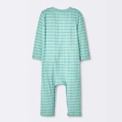 Baby Boys' Jacquard Checkered Romper & Hat - Cloud Island™ Blue