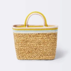 Wall Hanging Natural Woven Basket With Coiled Rope Handle - Cloud Island™ -Cloud Island Shop GUEST 96641358 864b 4c08 8ff6 c2773a0f87ae