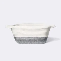 Square Coiled Rope Bin With Color Band - Cloud Island™ -Cloud Island Shop GUEST 98ecb9e4 a743 413d 90b2 3c7410fd4153