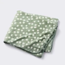 Plush Baby Blanket - Green Floral - Cloud Island™ -Cloud Island Shop GUEST 990d1b37 e10c 4b06 acf6 2192262cb9bf