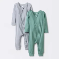 Baby Boys' 2pk Premium Romper - Cloud Island™ Green -Cloud Island Shop GUEST 99394d4b a20b 4725 a38e 09108bbd052a