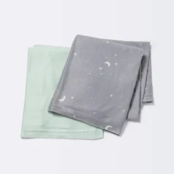 Jersey Swaddle Blanket 2pk - Cloud Island™ Gray Stars -Cloud Island Shop GUEST 9de14ccb bdb0 43de 94f9 a5cb7df471d8