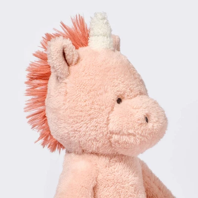 Unicorn Plush Stuffed Animal - Pink - Cloud Island™ 2 Unicorn Plush Stuffed Animal - Pink - Cloud Island™ - Image 2